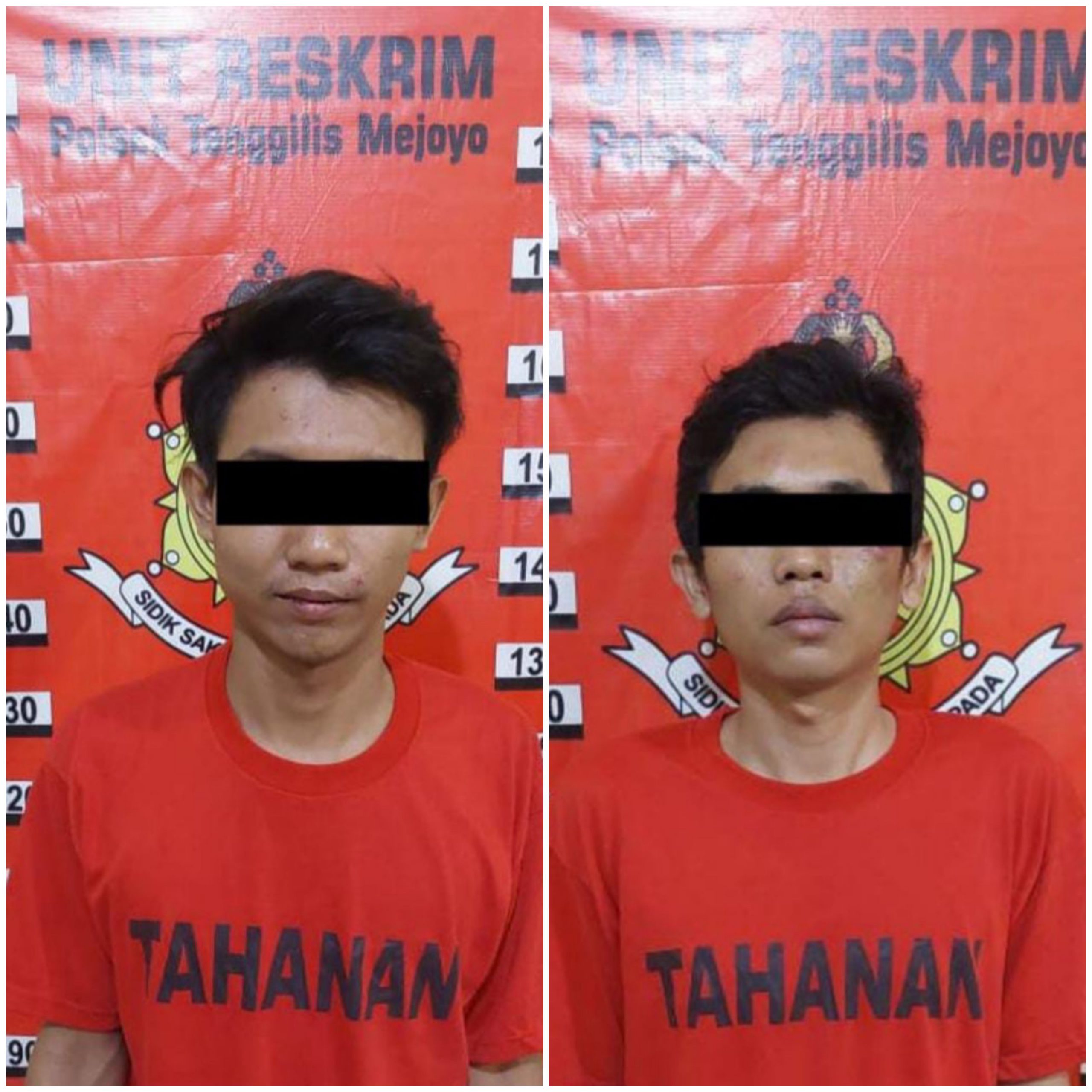 Rampas Hp Pelajar, Dua Jambret Nginap di Polsek Tenggilis Mejoyo