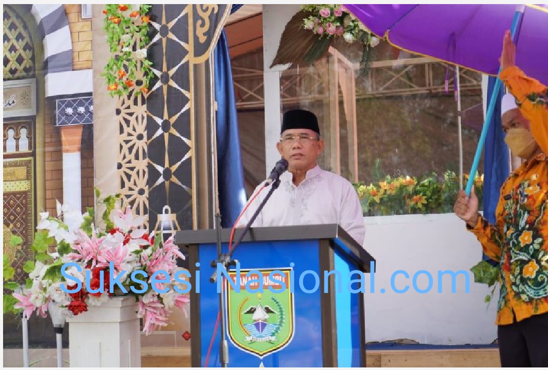 Wabup Buka MTQ Di Kecamatan Karang Bintang