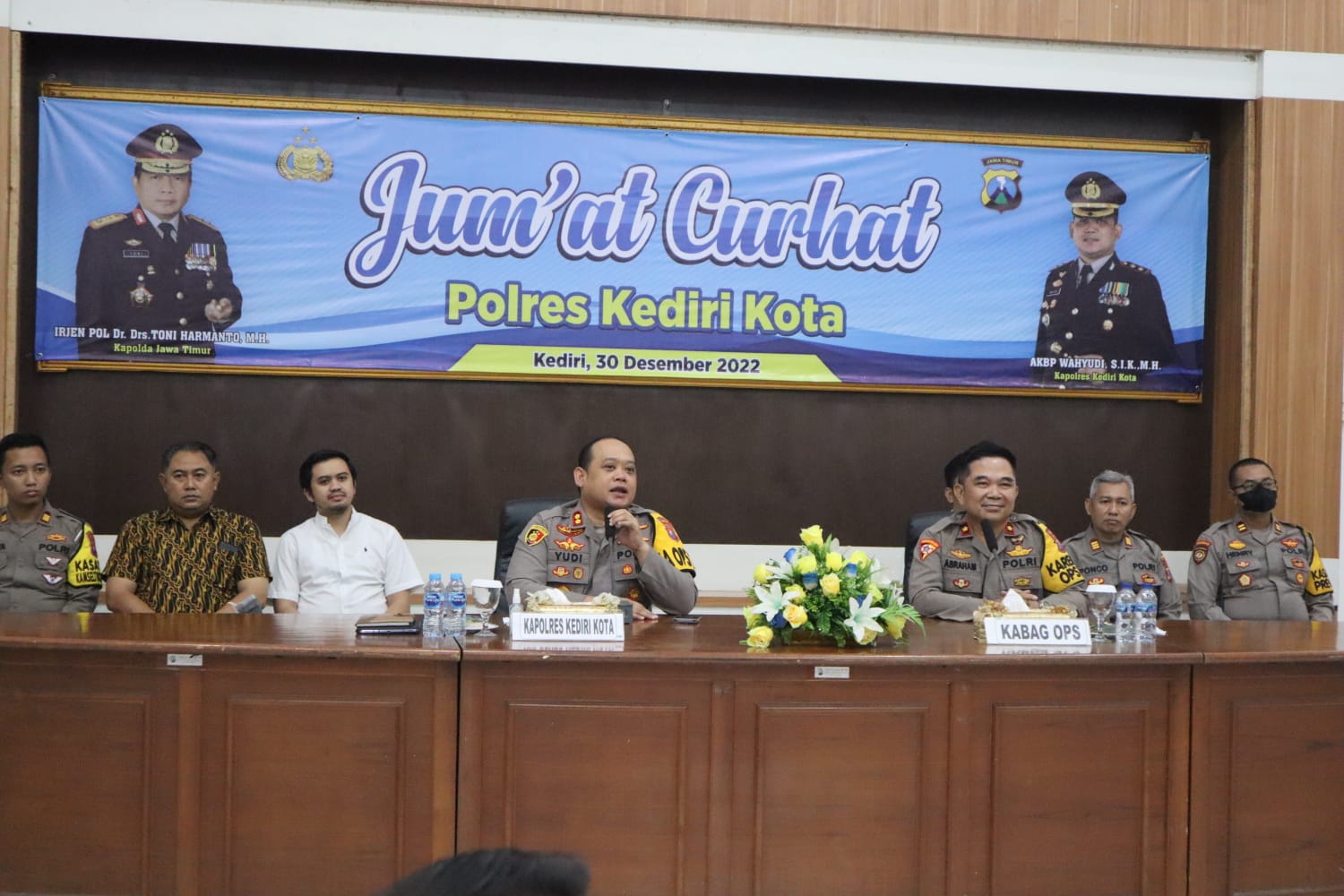 Jum’at Curhat Menjadi Program Andalan Polres Kediri Kota Untuk Menampung Aspirasi Masyarakat