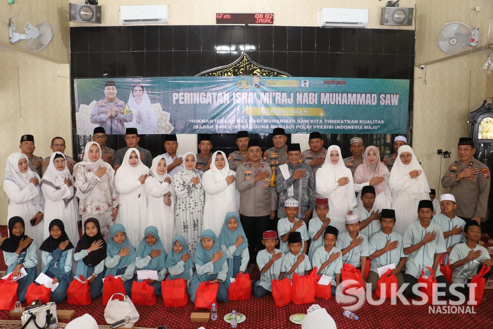 Polres Tanjung Perak Peringati Isra Mi’raj Nabi Muhammad SAW 1446 H