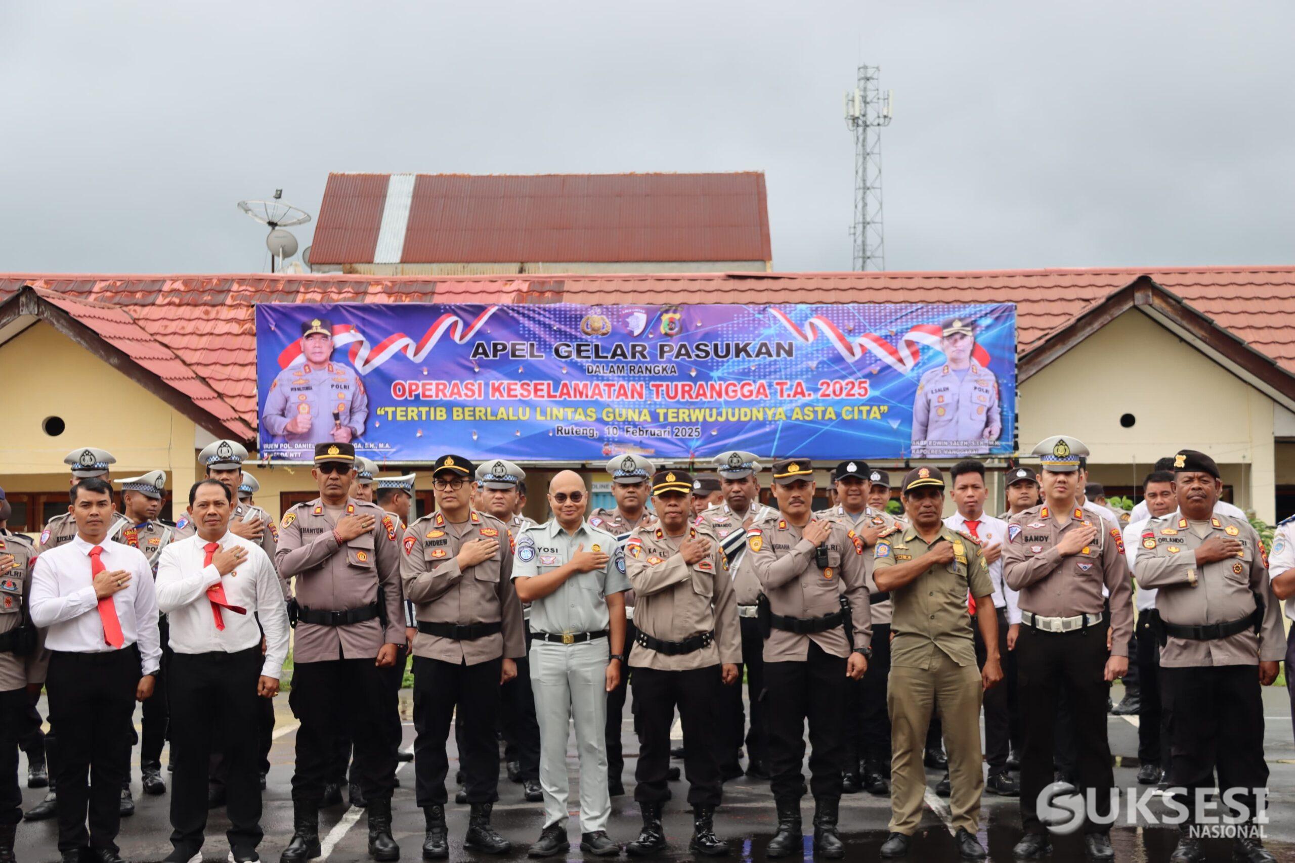 Polres Manggarai Gelar Ops Keselamatan Turangga – 2025