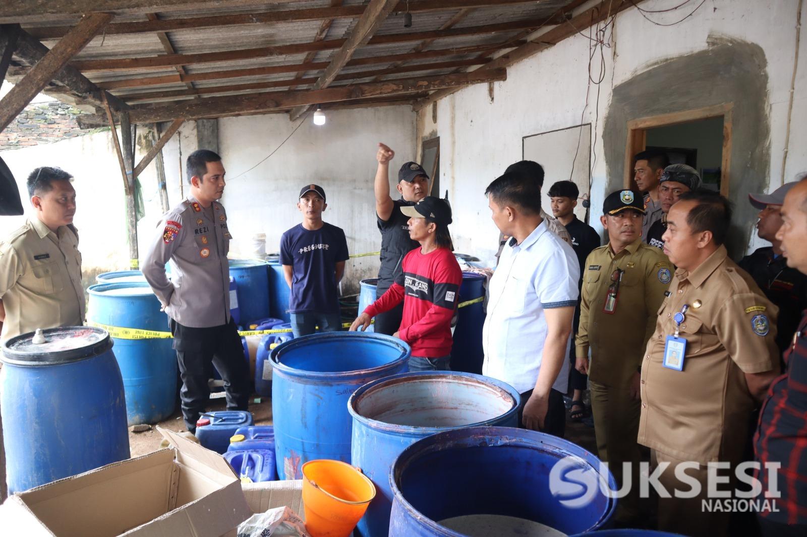 Polres Situbondo Bongkar Produsen Pupuk Cair Illegal