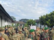 Wabup Tanbu Tampil Gagah Kenakan Seragam Militer Saat Retreat di Akmil Magelang