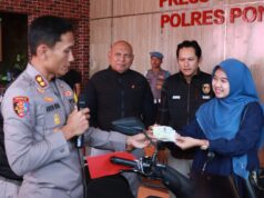 Senyum Sumringah Gadis Asal Ponorogo, Motor Dicuri Kekasih Akirnya Kembali, Terima Kasih Pak Polisi