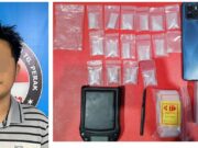 Polres Tanjung Perak Ringkus Pengedar Asal Tulungagung, Sita 16 Poket SS
