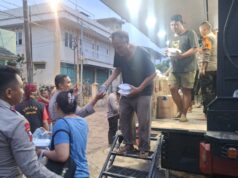 Polri Dirikan Dapur Umum untuk Korban Banjir Bekasi