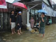 Aksi Wabup Bahsanudin Tinjau Lokasi Banjir di Simpang Empat Kabupaten Tanbu