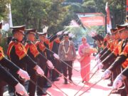 Kapolda Jatim Irjen Pol Nanang Avianto disambut Upacara Pedang Pora & Reog Ponorogo