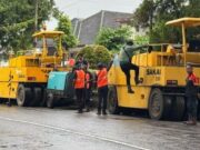 Dinas PUPR Kota Kediri Lakukan Perbaikan Jalan dengan Menerapkan Skala Prioritas