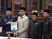 Bupati Tanbu Sampaikan Penandatanganan Nota Kesepakatan RPJMD 2025-2029
