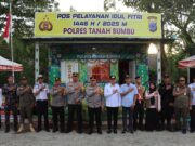 Bupati Bang Arul & Kapolres Tanbu dampingi Kapolda Kalsel Tinjau Pos Terpadu Ops Ketupat Intan – 2025