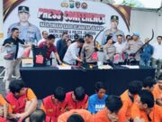 Polrestabes Surabaya Tangkap 26 Pelaku Kejahatan Jalanan Selama Ramadan