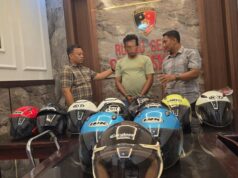 Polres Situbondo Bekuk Spesialis Pencurian Helm