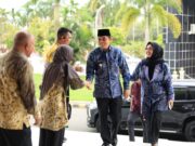 Bupati Tanbu Hadiri Pengukuhan Ketua Dekranasda Provinsi Kalsel