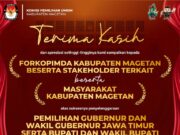 KPU Magetan Ucapkan Terima Kasih Pada Masyarakat