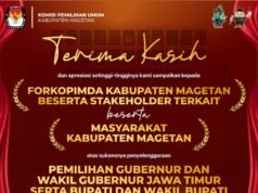 KPU Magetan Ucapkan Terima Kasih Pada Masyarakat