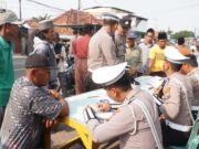 Gelar Razia, Polres Bangkalan Garuk 122 Sepeda Motor