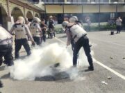 Polres Tanjung Perak Gelar Simulasi Pengamanan Hari Buruh