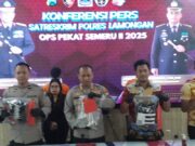 Polres Lamongan Gelar Ops Pekat Semeru II – 2025, Ini Kasus Yang diungkap