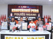 Polres Ngawi Tangkap Komplotan Pengedar Upal, Libatkan Kades