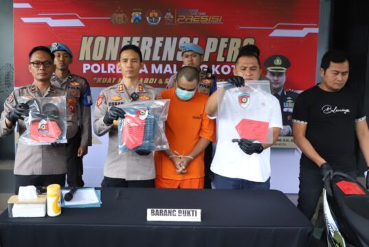 Buron Tiga Bulan, Pelaku Begal Driver Ojol di Kota Malang diringkus