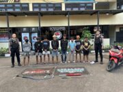 Polisi Gagalkan Aksi Tawuran Antar Kelompok di Jalan Bolodewo, 8 Remaja Diamankan