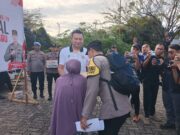 Polres Tanbu Gelar Baksos & Kopi Manis Sambut Hari Bhayangkara Ke – 79