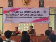 Pemdes Baderan Ikuti Pelatihan Tanggap Bencana