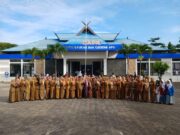 Pj Sekda Tanbu Pimpin Apel Pagi di Kantor Disdukcapil Gunung Tinggi