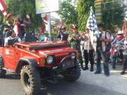 Gebyar Konvoi Montor Jadul Warnai HUT RI ke 80 Kecamatan Kartoharjo