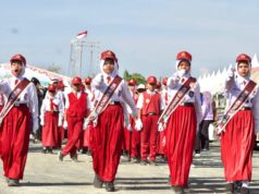1.110 Peserta Ikuti Lomba Gerak Jalan Pelajar di Tanah Bumbu