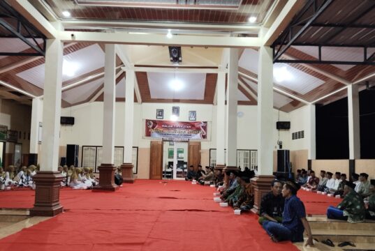 Malam Tirakatan, Pemdes Sanan Gelar Doa Bersama dan Sholawatan