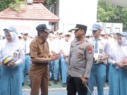 Polres Lamongan Goes To School, Kapolres Lamongan Pimpin Apel Pelajar di SMA Negeri 2 Lamongan