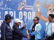 Semarak Tanah Bumbu Sambut Obor PORPROV Kalsel XII