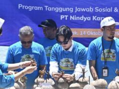Bupati Trenggalek Sambut Aksi Hijau PT Nindya Karya dan LMI: Tanam Ribuan Terumbu Karang dan Mangrove untuk Bumi yang Lebih Lestari