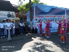 Dispora Tulungagung Gelar Gerak jalan Kreasi Napak Tilas Ketandan “Boyongan Kadipaten ngrowo 2025