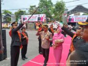 Kapolres Baru Tulungagung AKBP Ihram Kustarto, Di Sambut Tradisi Pedang Pora