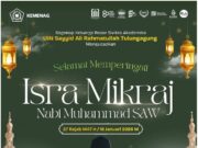 Segenap keluarga Besar sivitas Akademika UIN SATU TULUNGAGUNG mengucapkan selamat memperingati Isro Mikraj Nabi Muhammad SAW