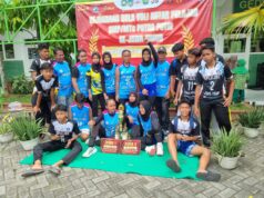 Sekolahnya Para Juara! SMPN 1 Jombang Taklukkan Turnamen Voli HUT MAN 1 Jombang