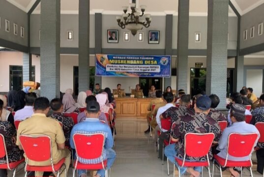 Musrenbangdes Bangunjaya Bahas RKPDes dan RKPD Tahun Anggaran 2027