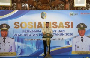 Pemkab Tulungagung Targetkan PAD 2026 Sebesar Rp 820 Miliar, Bupati Tulungagung Sebut Capaian 2025 Sudah Lampaui Target