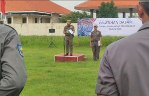 Satpol PP Jombang Mantapkan Peran Satlinmas Desa melalui Latihan Dasar Tahun 2026