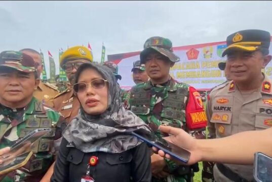 Pembukaan TMMD Ke-127 Tahun 2026 Kodim 0809/Kediri di desa Gadungan Kec. Puncu.Th 2026.