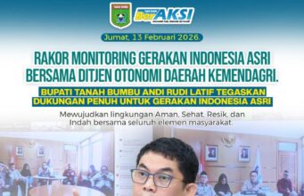 Dukung Gerakan Indonesia ASRI, Aksi Jumat Bersih Jadi Rutinitas Tanah Bumbu