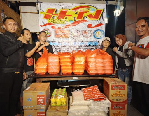 HPN 2026 Gabungan Organisasi Pers Magetan Bagi bagi Sembako, Alat Tulis & Makan Gratis