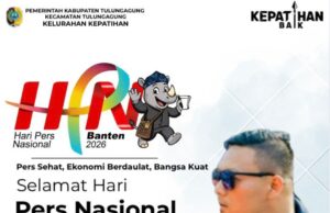 Keluarga Besar Kelurahan Kepatihan Mengucapkan selamat Memperingati Hari Pers Nasional 2026
