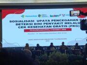 Anggota DPR RI Nurhadi besama Poltekes Malang Sosialisasi Cek Kesehatan Gratis