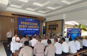 Pengecikan Bagi Personel Pemegang Senjata Api ( Senpi ) Di Polres Tanah Bumbu.