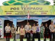 Kapolres Tanah Bumbu Cek Kesiapsiagaan Pos Terpadu, Pastikan Mudik Lebaran 1447 H Aman dan Nyaman