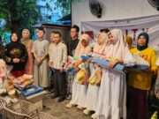 Giat Peduli, Paguyuban Gerai UMKM Lamongan Salurkan Santunan Anak Yatim